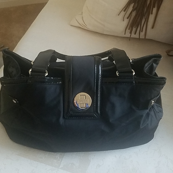 Kate Spade black nylon satchel - Picture 1 of 8